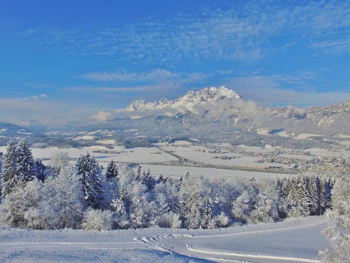 Flat Directly On The Ski Slope With Valley View Санкт-Йоганн Экстерьер фото